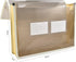 Expanding File Folder Document Organizer, Waterproof Transparent Document Bag, 2.8" Expansion, 5 Pack for Home School