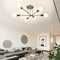 Modern Ceiling Light Fixture, Sputnik Chandelier 6 Lights, Mid Century Vintage Industrial