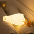 Cute Duck Night Light, Animal Lamp, Food Grade Silicone, Rechargeable, 3 Level
