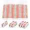 60PCS Avarbuvo Lever Wire Connectors, Mini Push-in Electrical Wire Splice Connector for Quick Connect 24-12 AWG