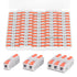 60PCS Avarbuvo Lever Wire Connectors, Mini Push-in Electrical Wire Splice Connector for Quick Connect 24-12 AWG