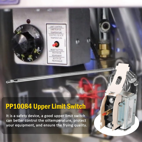 PP10084 High Limit Switch for Pitco Frying Equipment, Use for Electric or Gas Fryers, LCH Hi-Limit 450 °F