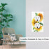 Pznen 1-Gang 4.5x2.76 Inch Watercolor Sunflowers Bouquet Outlet Covers, Yellow Floral Duplex Receptacle Wall Plate