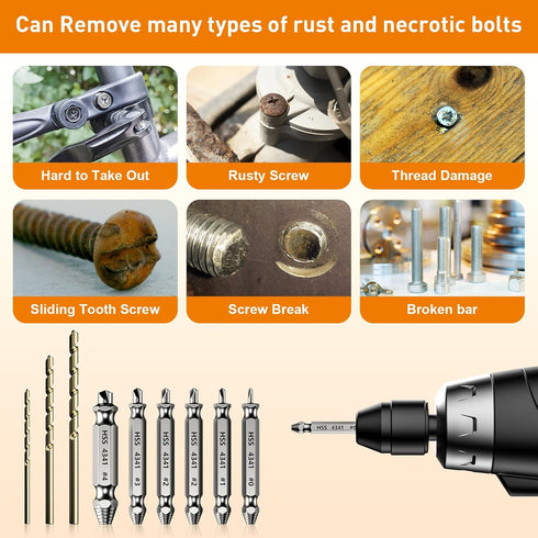ACIRNS Set,Fathers Damaged Screw Extractor Day Gifts for Dad from Daughter Son,Gifts for Men,Christmas Stocking