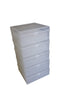 Argos R3125 Microcentrifuge Tube Cryogenic Storage Box, 100 Place, Natural Lid for 0.5, 1.5, 2.0mL Tubes (Pack of 5)