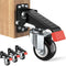 SPACEKEEPER 660 Lbs Workbench Casters Kit - Heavy Duty Retractable Caster Wheels for Machinery & Tables, 4 Pack