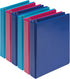 Samsill Economy 1 Inch Mini 3 Ring Binder, Made in The USA, 9.1” x 7.5”, Assorted Fashion, 6 Pack