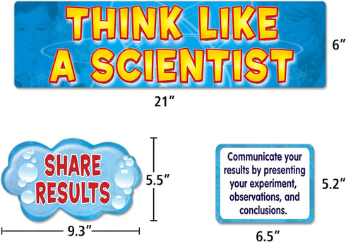 Teacher Created Resources Scientific Mini Bulletin Board Set, Small, Multi Color