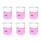 6pcs 500ml Upgraded Thick Glass Beakers, Griffin Low Form Beaker Set, Double Scale, 3.3 Boro, LVA013
