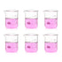 6pcs 500ml Upgraded Thick Glass Beakers, Griffin Low Form Beaker Set, Double Scale, 3.3 Boro, LVA013