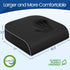 SweetSlubr Tailbone Seat Cushion for Pain Relief, Office Chair Cushion, Memory Foam Large Chair Cushion with Non-Slip