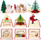 HBlife 9 Pack 3D Christmas Cards Pop Up Holiday Greeting Handmade Cards & Envelopes for New Year