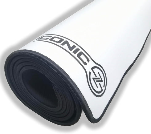 XL Extended Gaming Mouse Pad/Mat 34"x14" (White), Large Wide Desk Cloth Mousepad, Non Slip Base