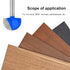 8Pcs Cemented Carbide Router Bit Cove Box for Woodworking, 1/4" Shank Round Nose, Cutting Diameter 1/4" to 1"