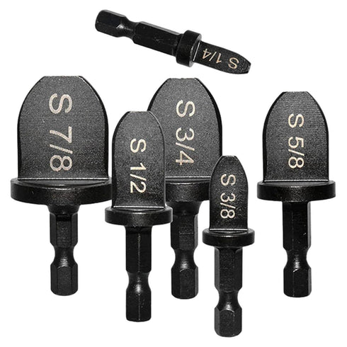 6pcs HVAC Repairing Set Air Conditioner Copper Tube Expander with Manual Pipe Swage Expander Drill Bits
