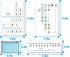 Set of Dry Erase Addition, Subtraction, Multiplication, and Division Practice White Board for Kids