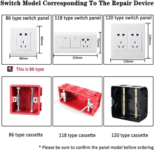 Eagles Cassette Repair Device, 86 Type Universal Cassette Repairer with 10 Screws Tools, Sturdy Switch and Socket