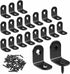 TKYPZY 20 Pcs L Bracket Stainless Steel Corner Brace with Screws 90 Degree