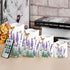 Lavender Butterfly Flameless Candles Bulk Timer Battery Operated Candles with Remote Color Changing Electric Pillar Led