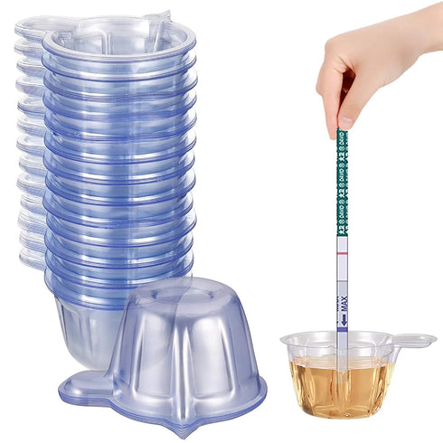 Generic 200 Pcs Urine Cups, Disposable Plastic Urine Collection Cups Specimen Cups for