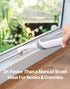 KH6A IPX7 5 kHelfer Rechargeable Electric Grout Brush with Built-in Battery, Upgraded Stainless Steel Wire Power Brush