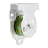 8 Packs Ceiling Mount Single Pulleys, 1-1/2 Inch Wall Mount for 3/8 Inch Cord or Rope, Zinc Plating, Working Load 420