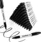 Dabo&Shobo Dry Erase Markers, 80 Count, Black, Chisel Tip, Suitable for Writing on School and Office Whiteboards