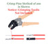 50 Sets Dupont 2.54 mm Pitch 2-Pin Female Adapter Cable Connector Accessories, 150 Pieces Crimp Pins Kit