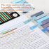 BAYTORY 1720 Sheets Transparent Sticky Tabs, Clear Sticky Notes, Long Page Book Markers, Index Tabs, Tape Flags for