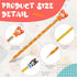Thenshop 30 Pcs Scented Pencils for Kids Fruit Scent HB Graphite Pencils Bulk with 30 Pcs Cartoon Pencil Toppers Animal Cute Pencil Cap Gift for School Classroom Party Reward Supplies by Thenshop