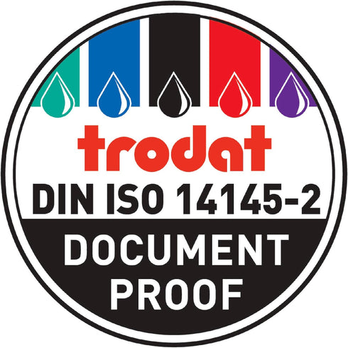 Trodat 6/4911 Pack 2 4911, 4911 4951, 4822, 4800, 4820 4846 Replacement Ink Pads - of - Black Ink - for Printy Typo