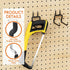Utility Heavy Duty Pegboard Hooks, 5Pack Accessories for Hanging Tools, Fit 1/4" Peg Holes, Black