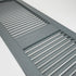 Builders Edge 14.5 52 419 in. W x in. H , Standard Cathedral Top Center Mullion, Open Louver Shutters, Includes