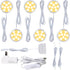 Bookcase Bookshelf Accent Lighting Kit, Under Cabinet LED Puck Light, 110V Electric