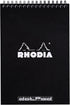 Rhodia Wirebound Notepad, A5, Dot, Black