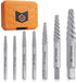 Screw Extractor Set, 7PCS Easy Out Screw Extractor Set, Stripped Screw Extractor