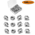 Juvielich 180pcs #8-32 304 8-32 Hex Nut, Stainless Steel, Hex Drive, UNC Small Nuts Fasteners, SAE Replacement Nut