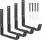 Heevir Heavy Duty Utility Hooks, Garage Storage Wall Mount Steel Hooks, Garden Tool