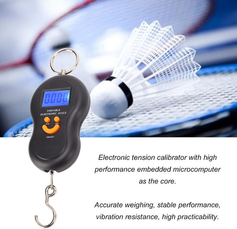 Tension Calibrator, Electronic with LCD Digital Display for Tennis and Badminton String Tools