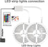 200ft, 24V Decor(2 100ft) dalattin Led Lights for Bedroom Smart Led Strip Lights with App Control Remote, RGB LED Light