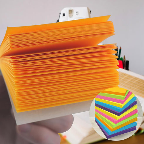 OHOME Sticky Notes - 12 Pads, 3”x3” Colorful Self-Stick Post Notes Bulk, Aesthetic Home Office Desk Essentials