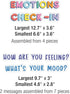 Carson Dellosa 46-Piece We Stick Together Emotions Check-in Bulletin Board Set for Calm Down Corner Classroom Decor