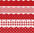 Whaline 69 Feet Valentine's Day Bulletin Board Borders, 60 Pieces in 5 Styles, Heart Plaid Spot Stripe for Decoration