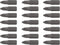 Edward Tools Pack of 20 PH2 Screwdriver Bits - 1 Phillips Heavy Duty Steel with Easy Access Storage Box