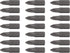 Edward Tools Pack of 20 PH2 Screwdriver Bits - 1 Phillips Heavy Duty Steel with Easy Access Storage Box