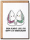 Iron Always Love You Card, Cute 6th Anniversary Card, Funny Greeting Card, White