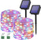 Lezonic Outdoor Solar Christmas Lights Waterproof,2 Pack Total 240LED 24M/80Ft Garden Light