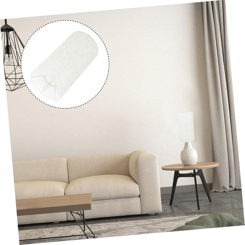 1pc Mobestech Contemporary Lamp Shade Linen Material Round Shape Light Socket Replacement for Table and Floor Lamps