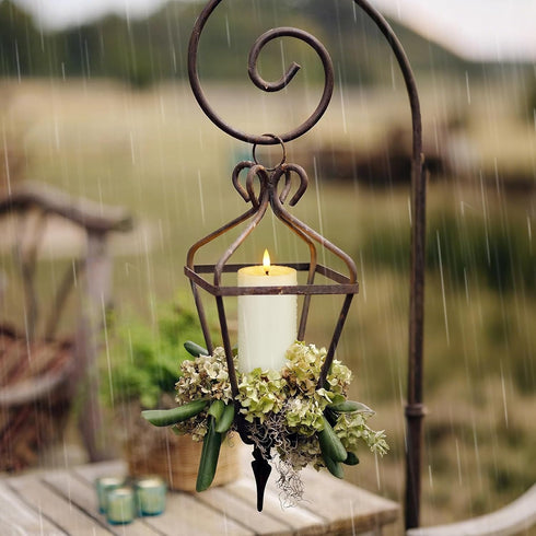4pcs 3" x4" 5" 6" 7") Yeelida Outdoor Flameless Waterproof Candles with Handy Remote Control, Cycle Timer Battery
