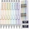 Nicpro 8PCS Pastel Mechanical Pencil Set 0.5 & 0.7 mm, Cute Fast Click Pencils with 8 Tubes HB Lead Refills and Erasers